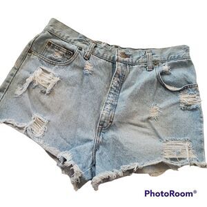 London Jean Vintage Distessed Short